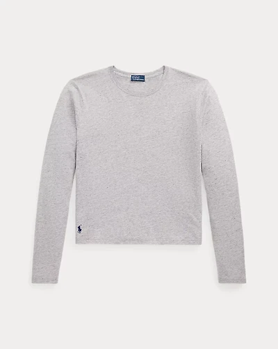 Shrunken Fit Jersey Long-Sleeve Tee