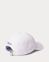 Seersucker Ball Cap