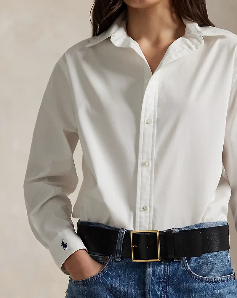 Oversize Fit Cotton Shirt