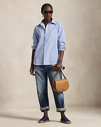 End-On-End Oversize Fit Cotton Shirt