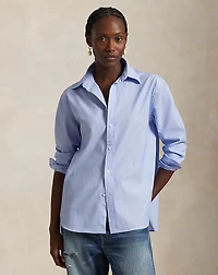 End-On-End Oversize Fit Cotton Shirt