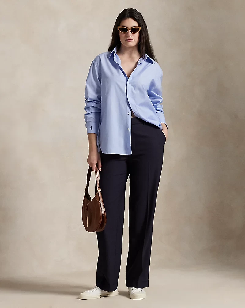 End-On-End Oversize Fit Cotton Shirt