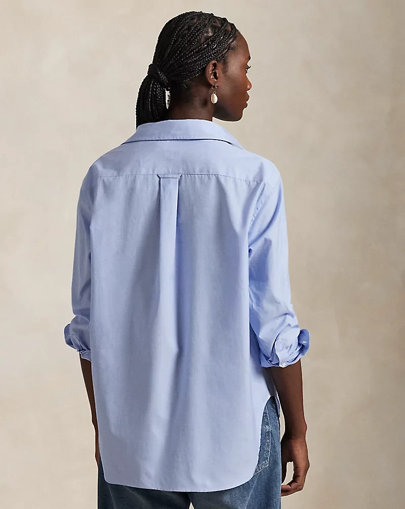 End-On-End Oversize Fit Cotton Shirt