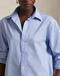 End-On-End Oversize Fit Cotton Shirt