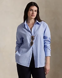 End-On-End Oversize Fit Cotton Shirt