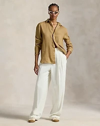 Oversize Fit Linen Shirt