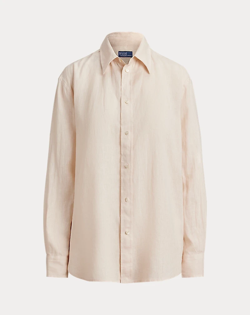 Oversize Fit Linen Shirt