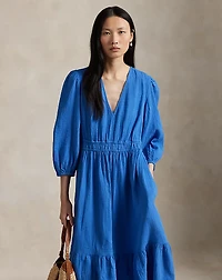 Cotton Long-Sleeve Dress