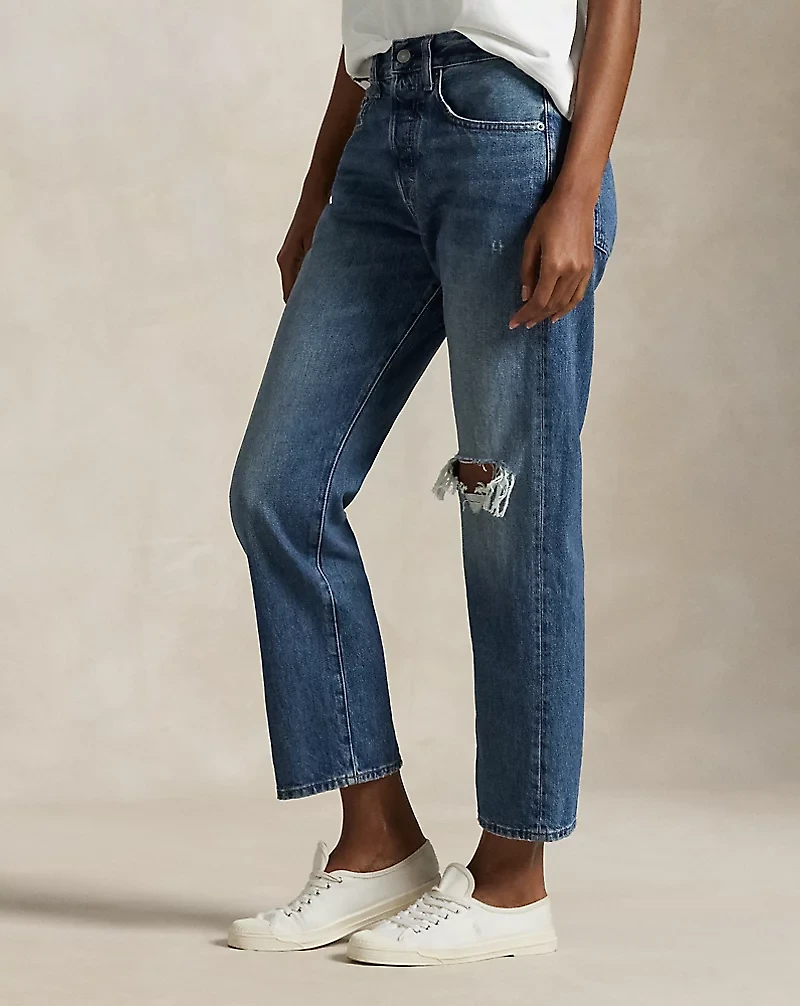 Relaxed Straight Crop Jean