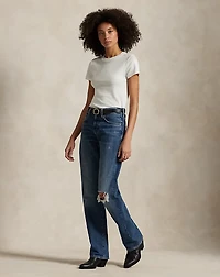 High-Rise Relaxed Straight Jean