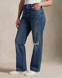 High-Rise Relaxed Straight Jean