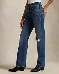 High-Rise Relaxed Straight Jean