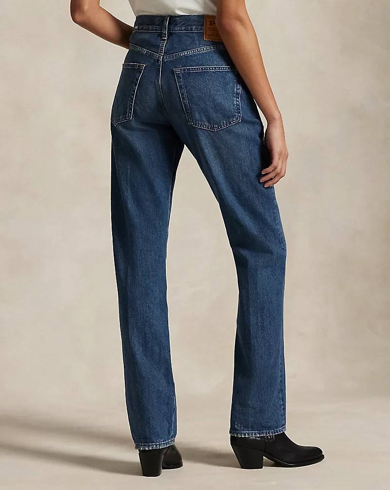 High-Rise Relaxed Straight Jean