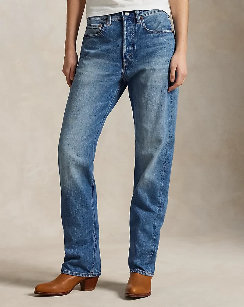 High-Rise Relaxed Straight Jean
