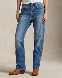 High-Rise Relaxed Straight Jean