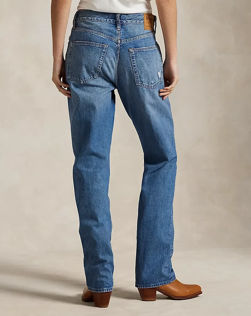 High-Rise Relaxed Straight Jean
