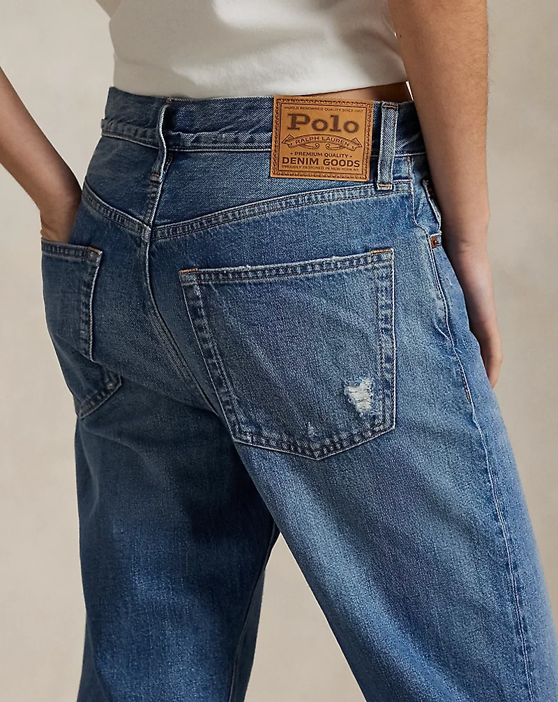 High-Rise Relaxed Straight Jean