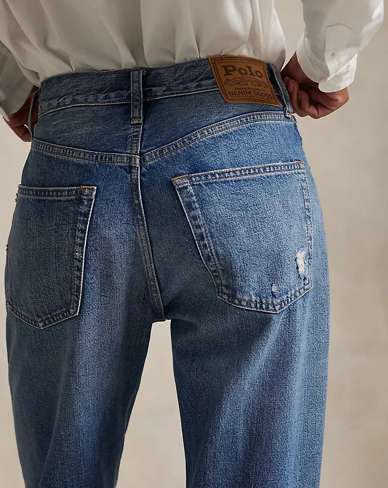 High-Rise Relaxed Straight Jean