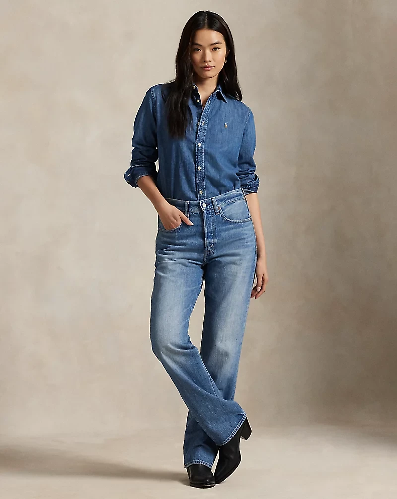Slim Fit Denim Shirt