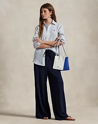 Classic Fit Striped Linen Shirt