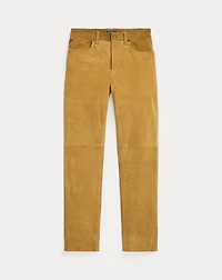 Suede Relaxed Straight Pant