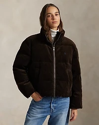 Quilted Corduroy Down Jacket