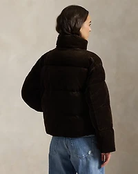 Quilted Corduroy Down Jacket