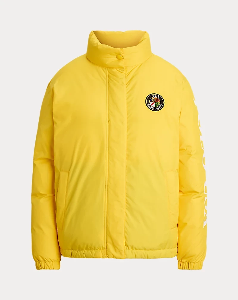 Logo Down Puffer Jacket