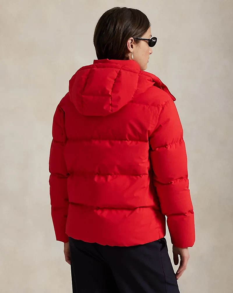 Quilted Hooded Down Jacket