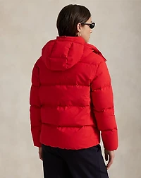 Quilted Hooded Down Jacket