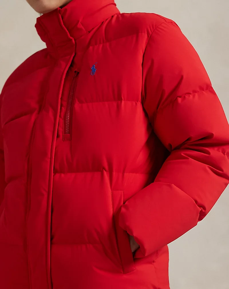 Quilted Hooded Down Jacket