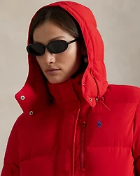 Quilted Hooded Down Jacket