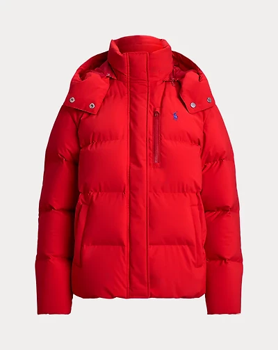 Quilted Hooded Down Jacket