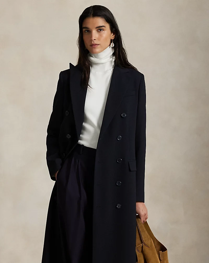 Double-Breasted Wool Coat