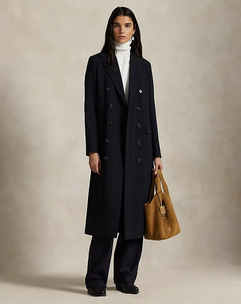 Double-Breasted Wool Coat