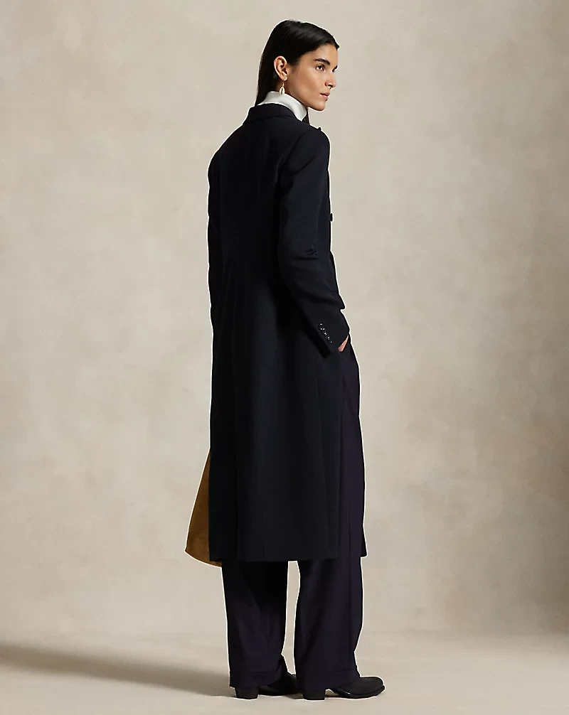 Double-Breasted Wool Coat