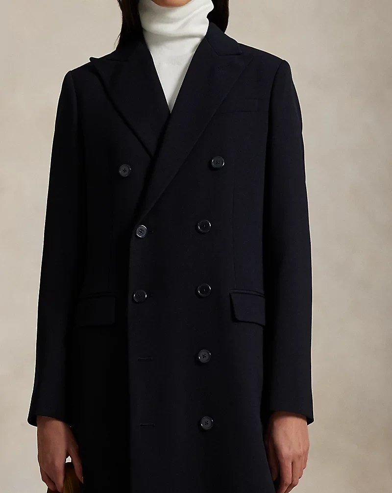 Double-Breasted Wool Coat