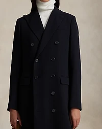Double-Breasted Wool Coat