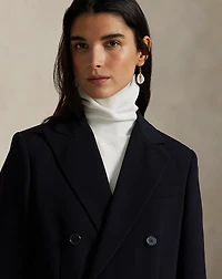 Double-Breasted Wool Coat