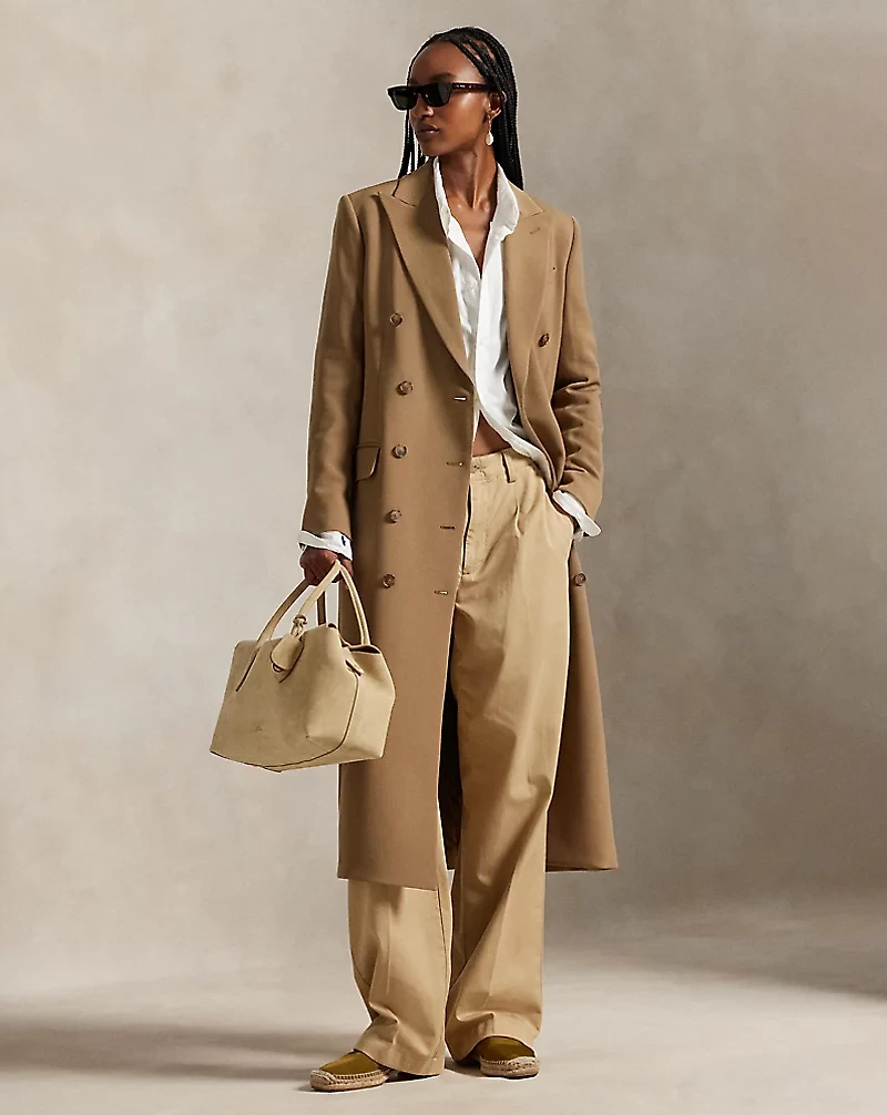 Double-Breasted Wool Coat