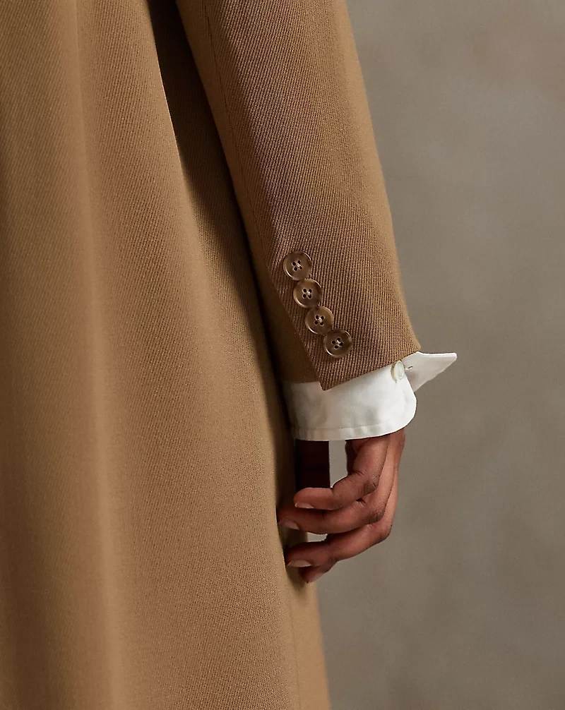 Double-Breasted Wool Coat