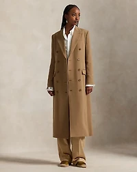 Double-Breasted Wool Coat