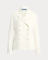 Double-Breasted Hemp Blazer