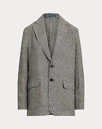 Glen Check Linen Tweed Blazer