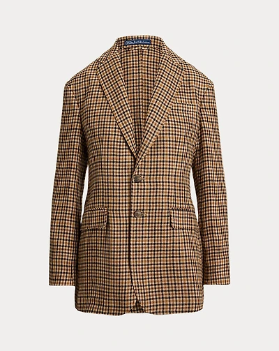 Plaid Linen Blazer