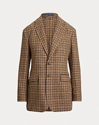 Plaid Linen Blazer