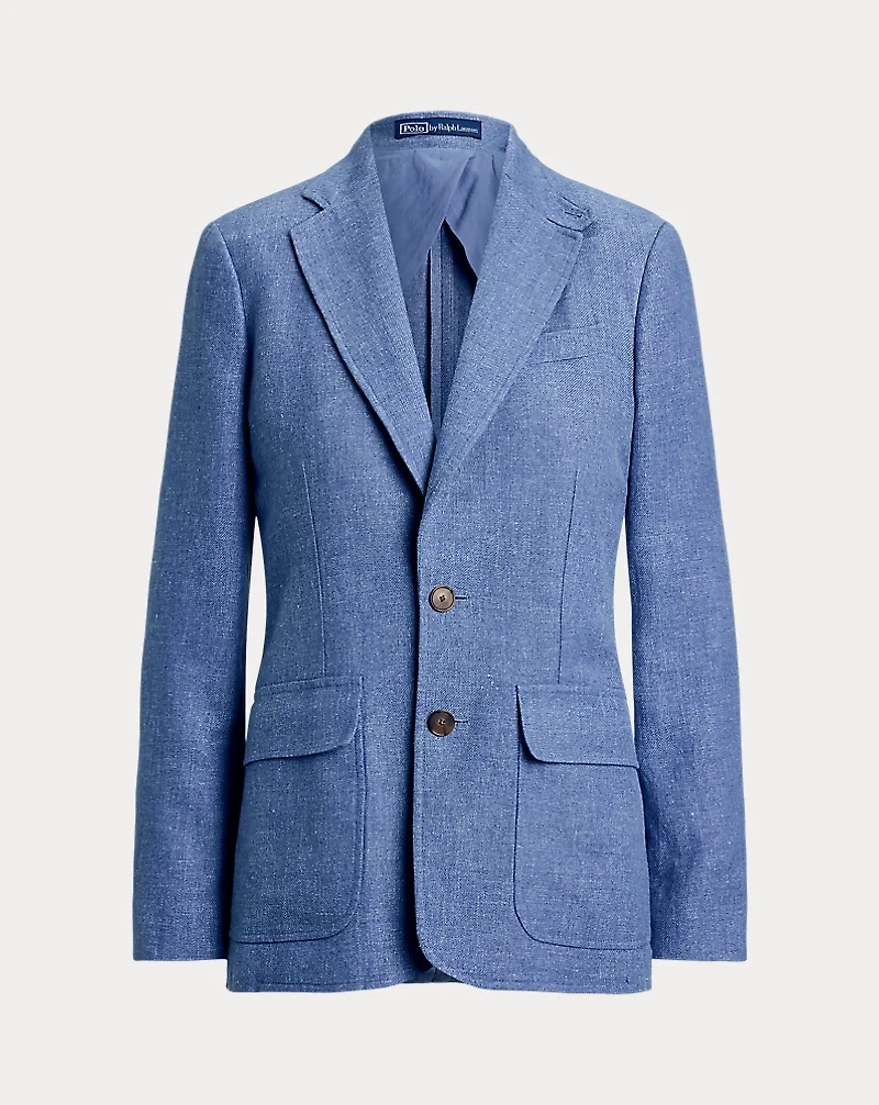 Linen-Cotton Twill Blazer