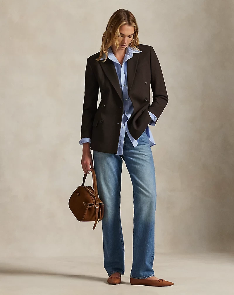 Double-Breasted Wool Blazer