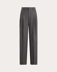 Flannel Wide-Leg Pant