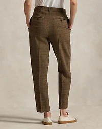 Wool Pleated Tapered Pant
